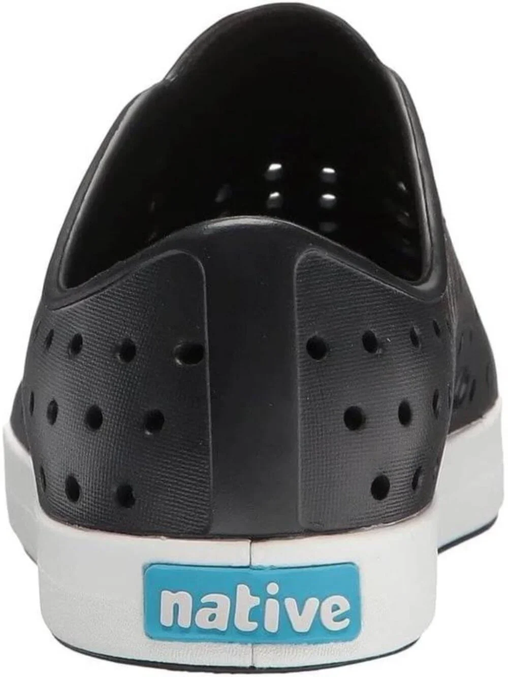 Clean Genuine Native Jefferson Kids Slip on Black Shoes Size 11